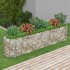 Arriate de gaviones de hierro galvanizado 260x50x50