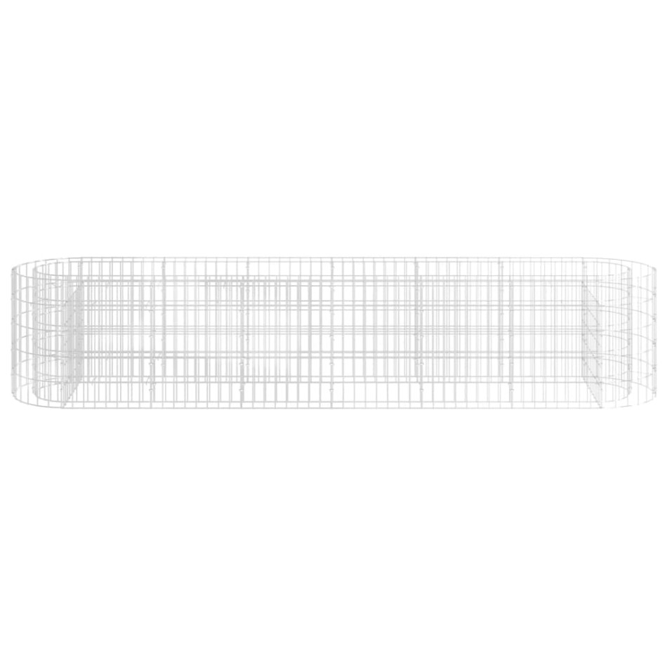 Arriate de gaviones de hierro galvanizado 260x50x50