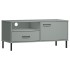 Mueble de TV con patas de metal OSLO madera maciza pino