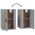 Muebles para TV de pared 2 uds gris Sonoma 40x34,5x60