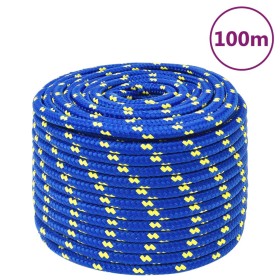 Cuerda de barco polipropileno azul 14 mm 100
