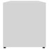 Mueble para TV madera contrachapada blanco 80x34x36