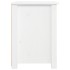 Mesita de noche madera maciza de pino blanco 40x35x49