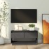 Mueble de TV de madera maciza de pino gris 74x34x40
