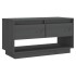Mueble de TV de madera maciza de pino gris 74x34x40