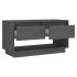 Mueble de TV de madera maciza de pino gris 74x34x40
