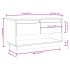 Mueble de TV de madera maciza de pino gris 74x34x40