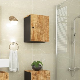 Armario de baño de pared madera maciza de mango 38x33x48