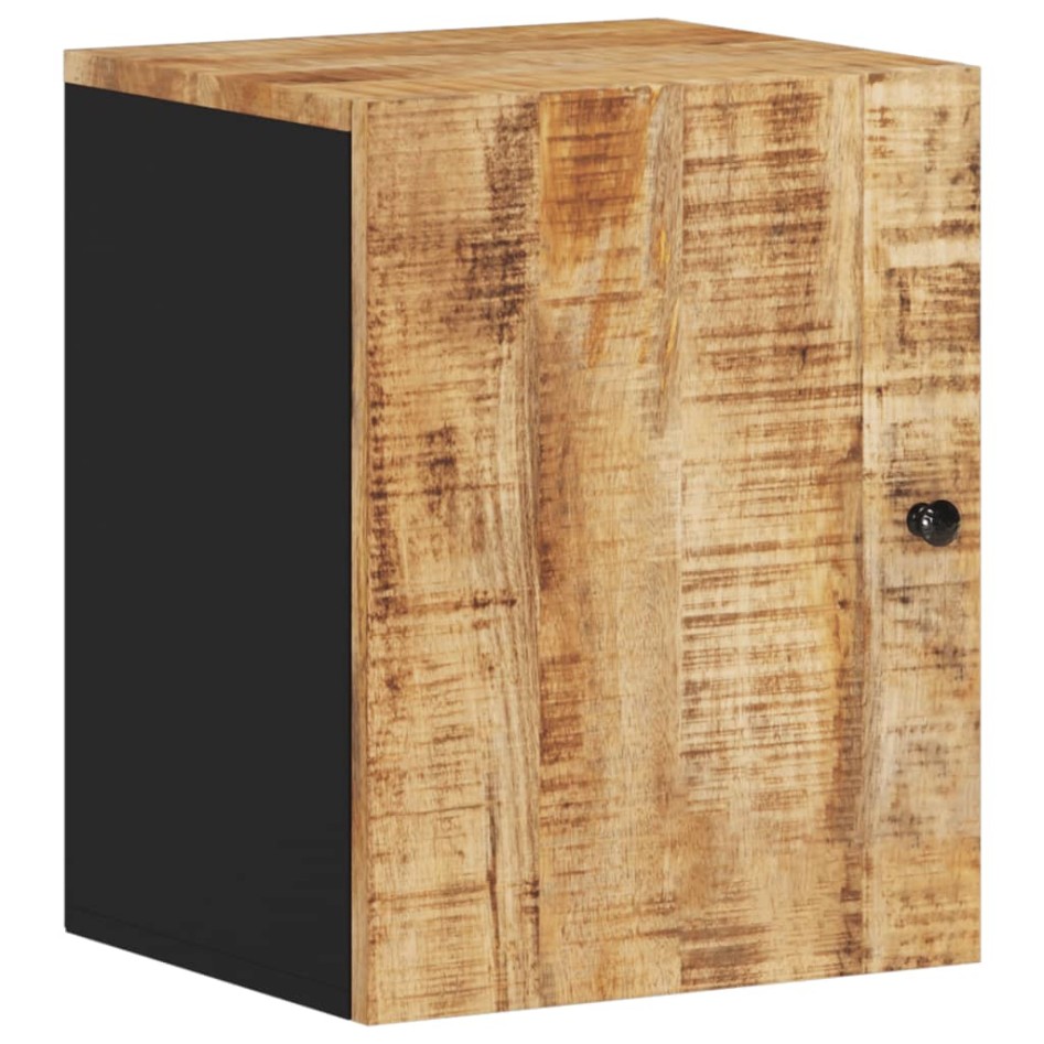 Armario de baño de pared madera maciza de mango 38x33x48