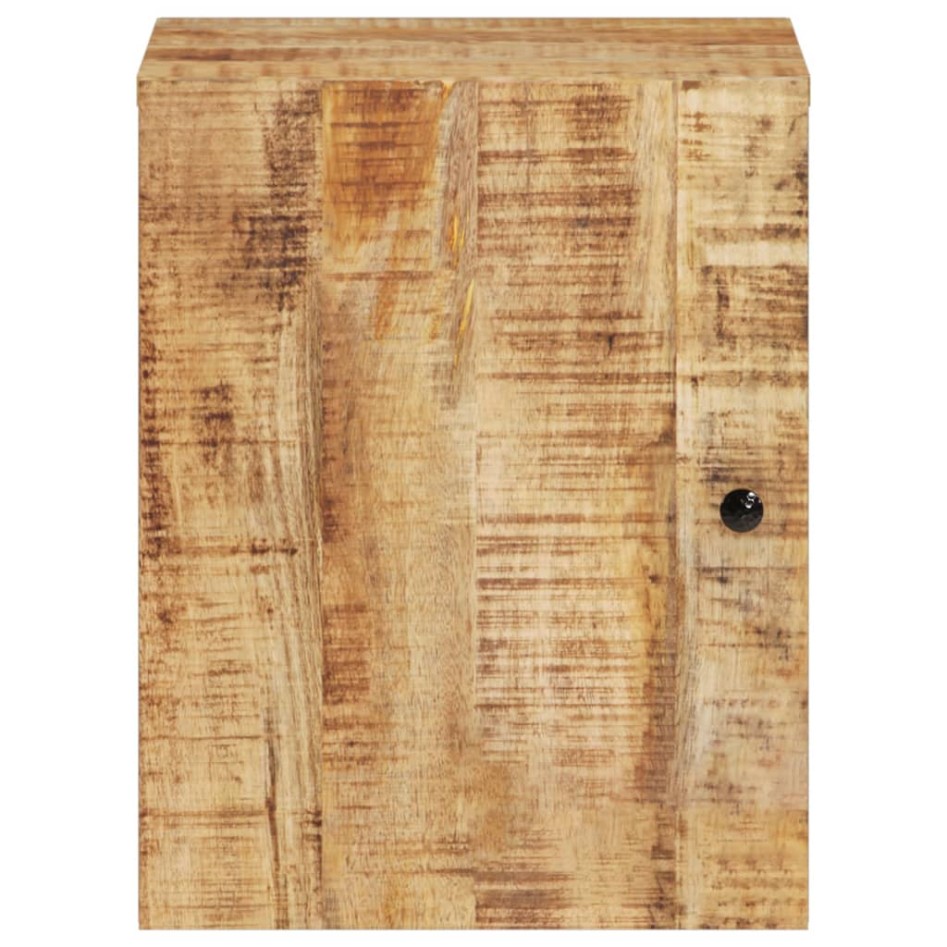 Armario de baño de pared madera maciza de mango 38x33x48