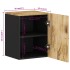 Armario de baño de pared madera maciza de mango 38x33x48