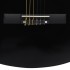 Set de guitarra clásica para principiantes 8 pzas negra 3/4