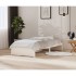 Estructura de cama sin colchón madera maciza blanco 90x200