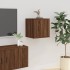 Muebles para TV de pared 2 uds roble marrón 40x34,5x40