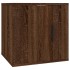 Muebles para TV de pared 2 uds roble marrón 40x34,5x40