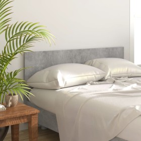 Cabecero de cama madera contrachapada gris 160x1,5x80