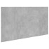 Cabecero de cama madera contrachapada gris 160x1,5x80