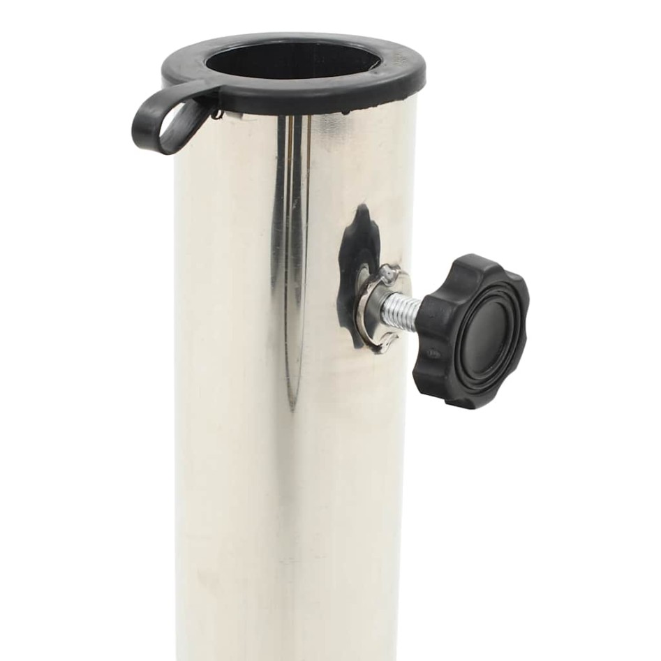 Base de sombrilla de granito redonda negra 20