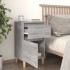 Mesitas de noche 2 uds color gris Sonoma 40x35x70