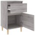 Mesitas de noche 2 uds color gris Sonoma 40x35x70