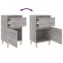 Mesitas de noche 2 uds color gris Sonoma 40x35x70