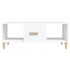 Mesa de centro madera contrachapada blanco 102x50x40