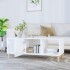Mesa de centro madera contrachapada blanco 102x50x40