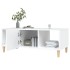 Mesa de centro madera contrachapada blanco 102x50x40