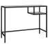 Escritorio para ordenador vidrio negro mármol 100x36x74