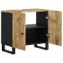 Mueble de lavabo madera mango y madera ingeniería 62x33x58
