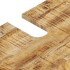 Mueble de lavabo madera mango y madera ingeniería 62x33x58