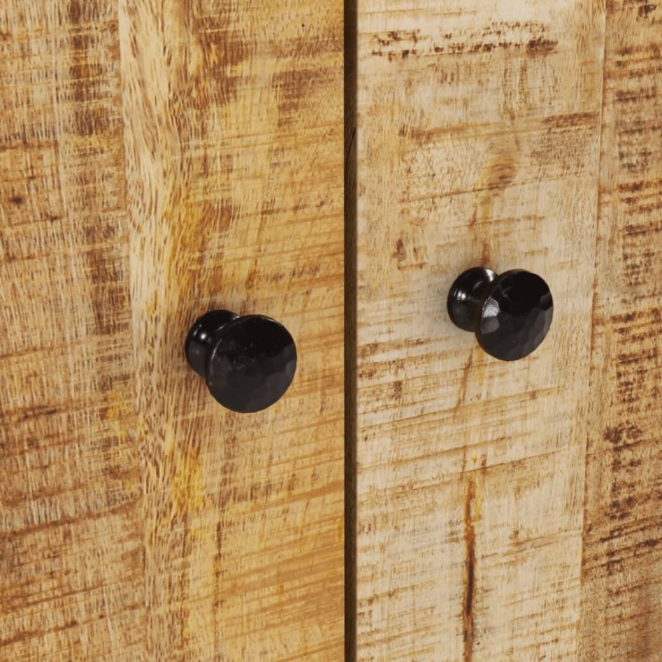 Mueble de lavabo madera mango y madera ingeniería 62x33x58