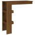 Mesa de bar de pared contrachapada roble marrón
