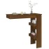 Mesa de bar de pared contrachapada roble marrón