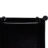 vidaXl Armario modular 9 compartimentos negro y blanco 109x36,5x143