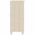 Aparador HAMAR madera de pino maciza marrón miel 85x35x80