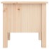 Mesa auxiliar 2 unidades de madera maciza de pino 40x40x39