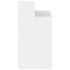 Escritorio con luz LED madera contrachapada blanco 97x45x90