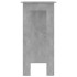 Mesa bar con estante contrachapada gris hormigón