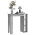Mesa bar con estante contrachapada gris hormigón