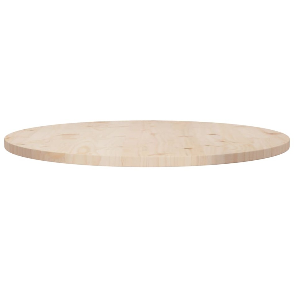 Superficie de mesa madera maciza de pino Ø80x2,5