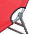 Tumbona plegable de acero con recubrimiento polvo
