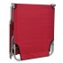 Tumbona plegable de acero con recubrimiento polvo