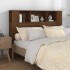 Mueble cabecero color roble marrón 140x18,5x104,5