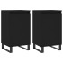 Aparadores 2 uds madera de ingeniería negro 40x35x70