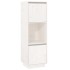 Aparador alto de madera maciza de pino banco 38x35x117