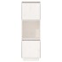 Aparador alto de madera maciza de pino banco 38x35x117