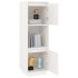 Aparador alto de madera maciza de pino banco 38x35x117
