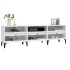 Mueble de TV madera contrachapada blanco 150x30x44,5