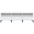 Mueble de TV madera contrachapada blanco 150x30x44,5